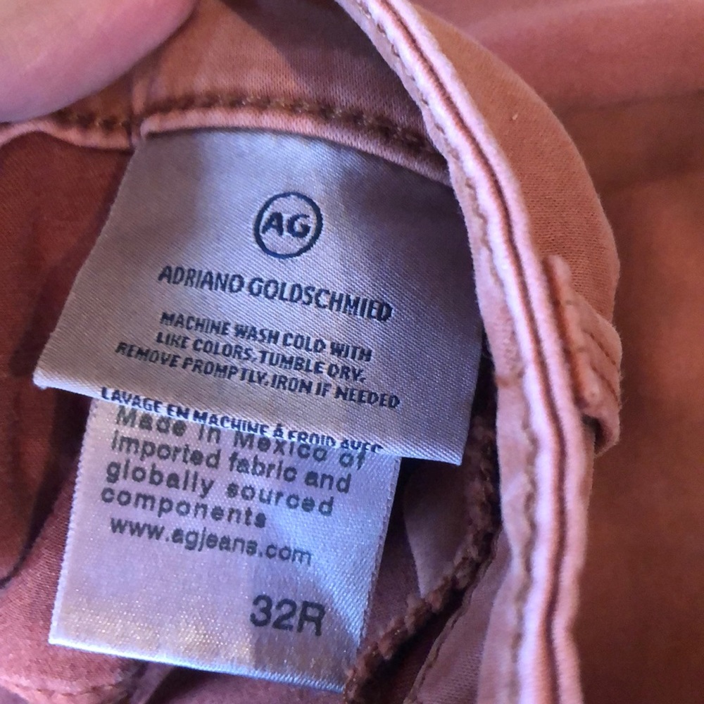 Burnt orange AG - Adriano Goldschmied Pants - Picture 4 of 6